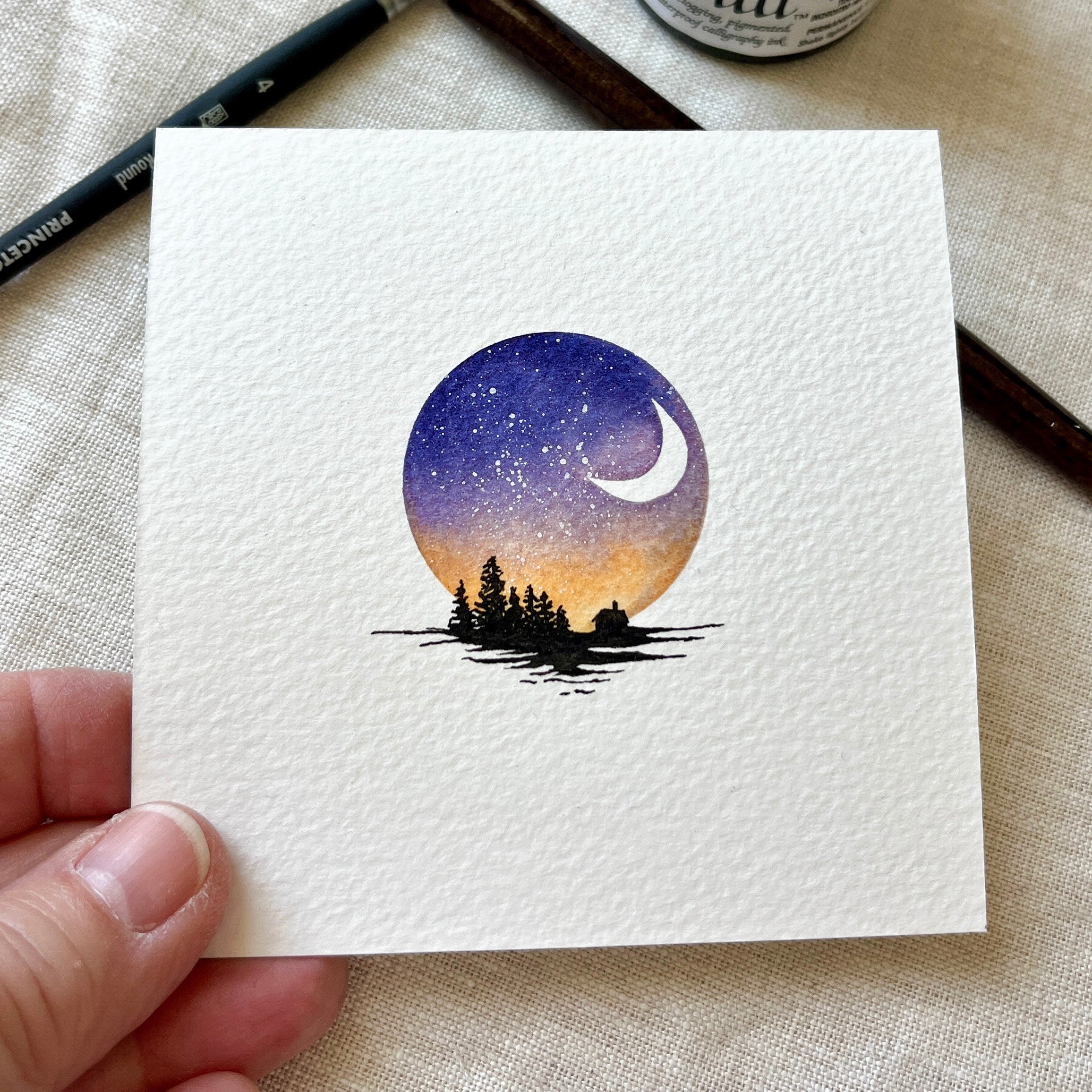 Twilight reflections