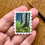 Friends of the forest - Fireflies 'postage stamp'