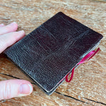 Jumbo handmade journal in genuine leather - blank pages