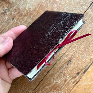 Jumbo handmade journal in genuine leather - blank pages