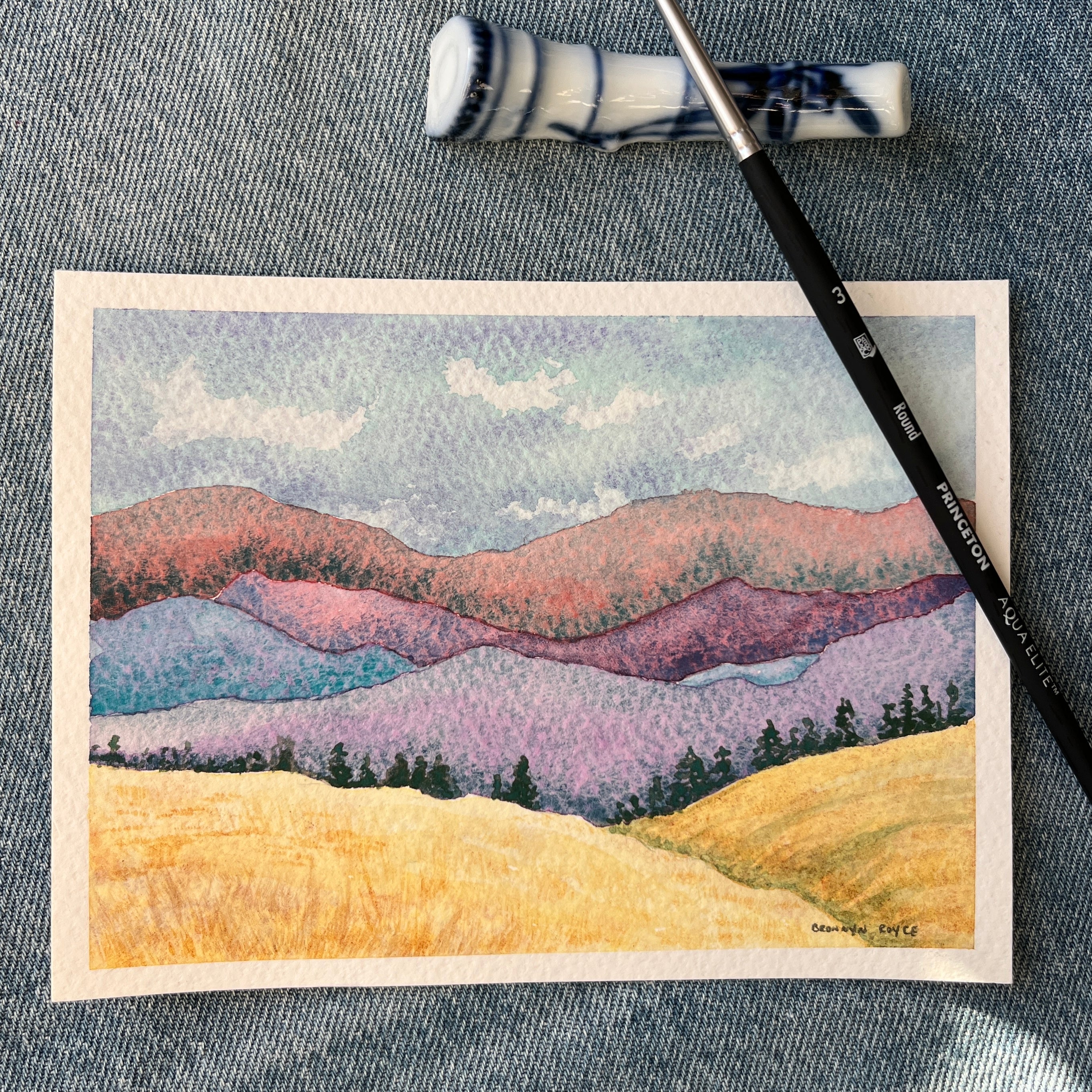 Granulated landscape