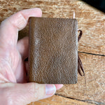 Midi handmade journal in genuine leather - blank pages