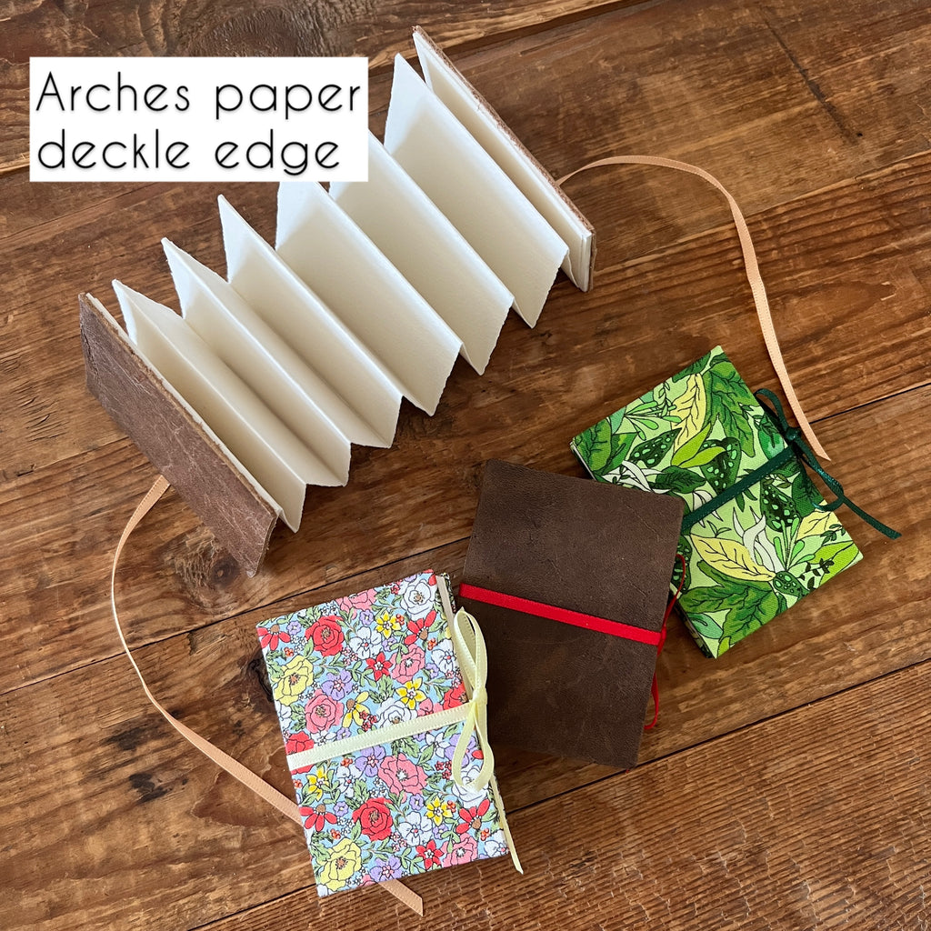 Accordion / concertina mini journal - blank pages