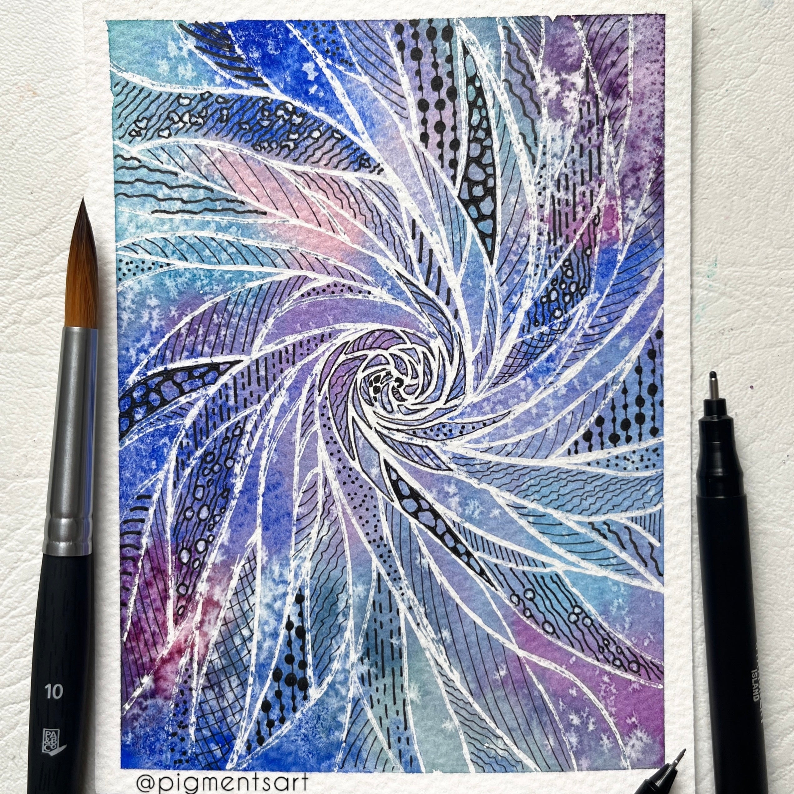 Spiral swirl