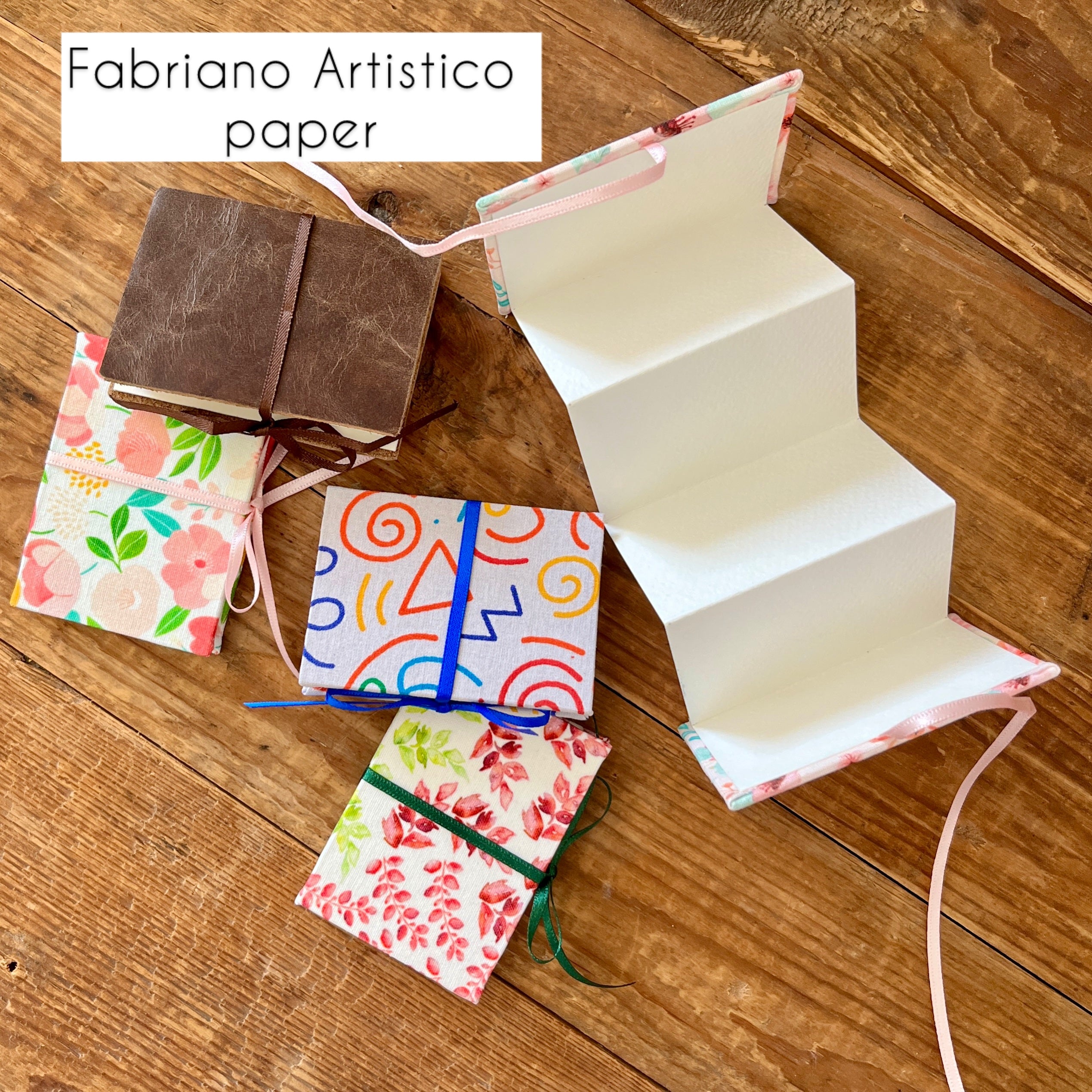 Accordion / concertina mini journal - blank pages