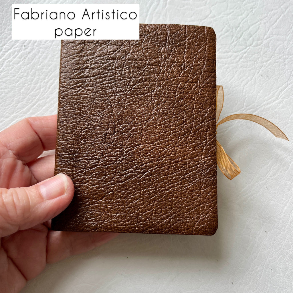 Jumbo handmade journal in genuine leather - blank pages