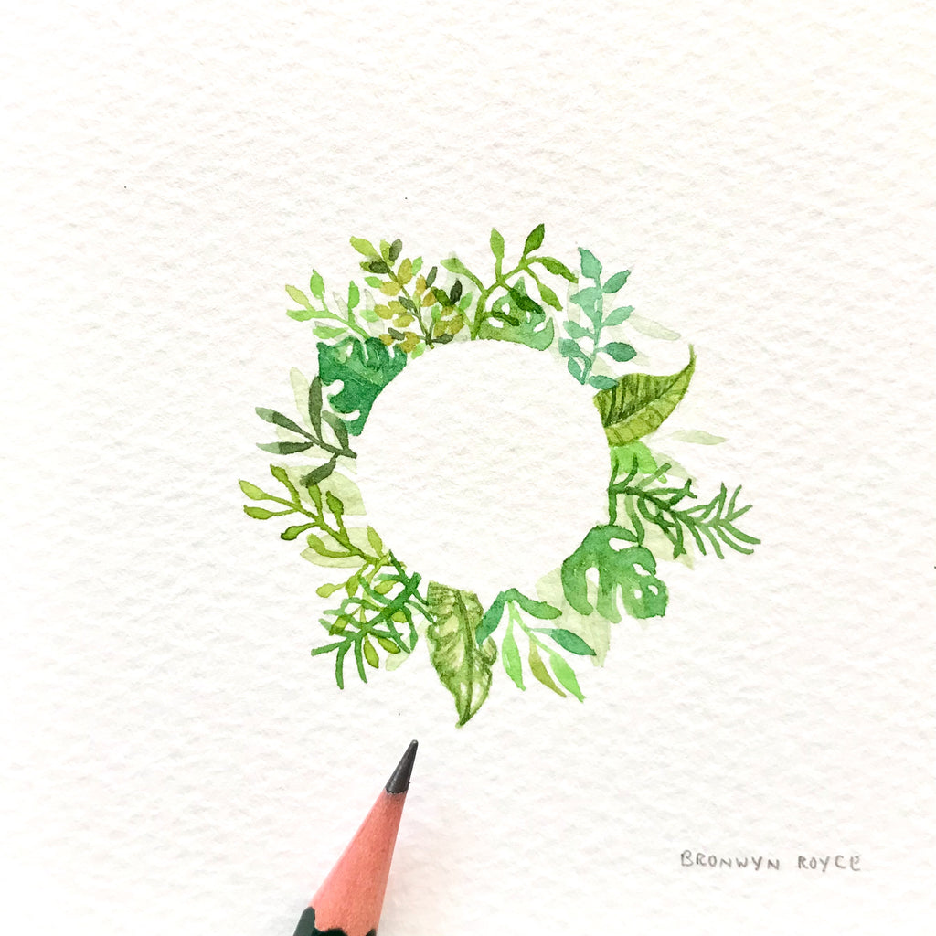 Leaf wreath