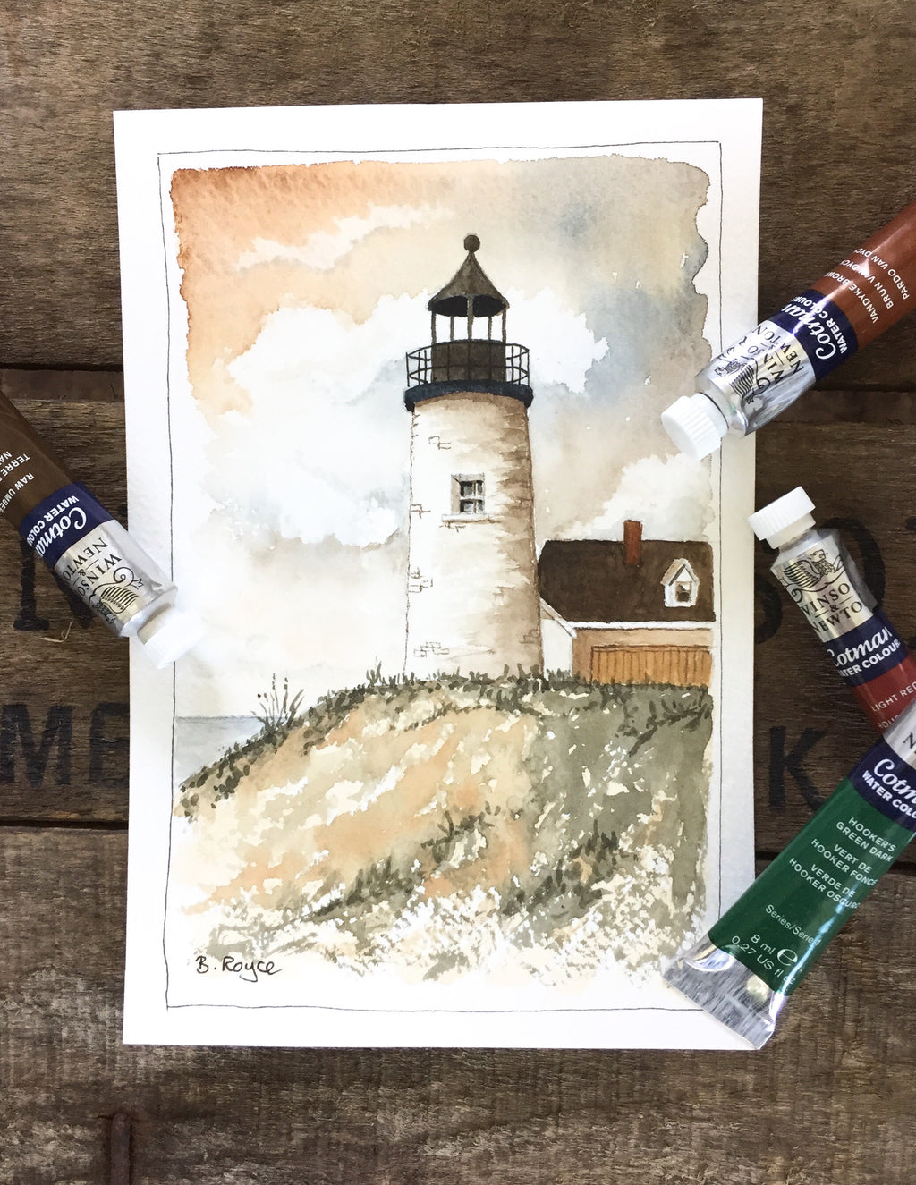 Limited palette lighthouse