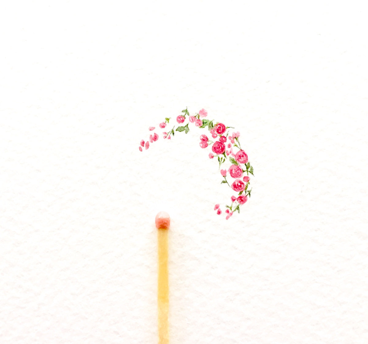 Scattered roses – Pigments Art