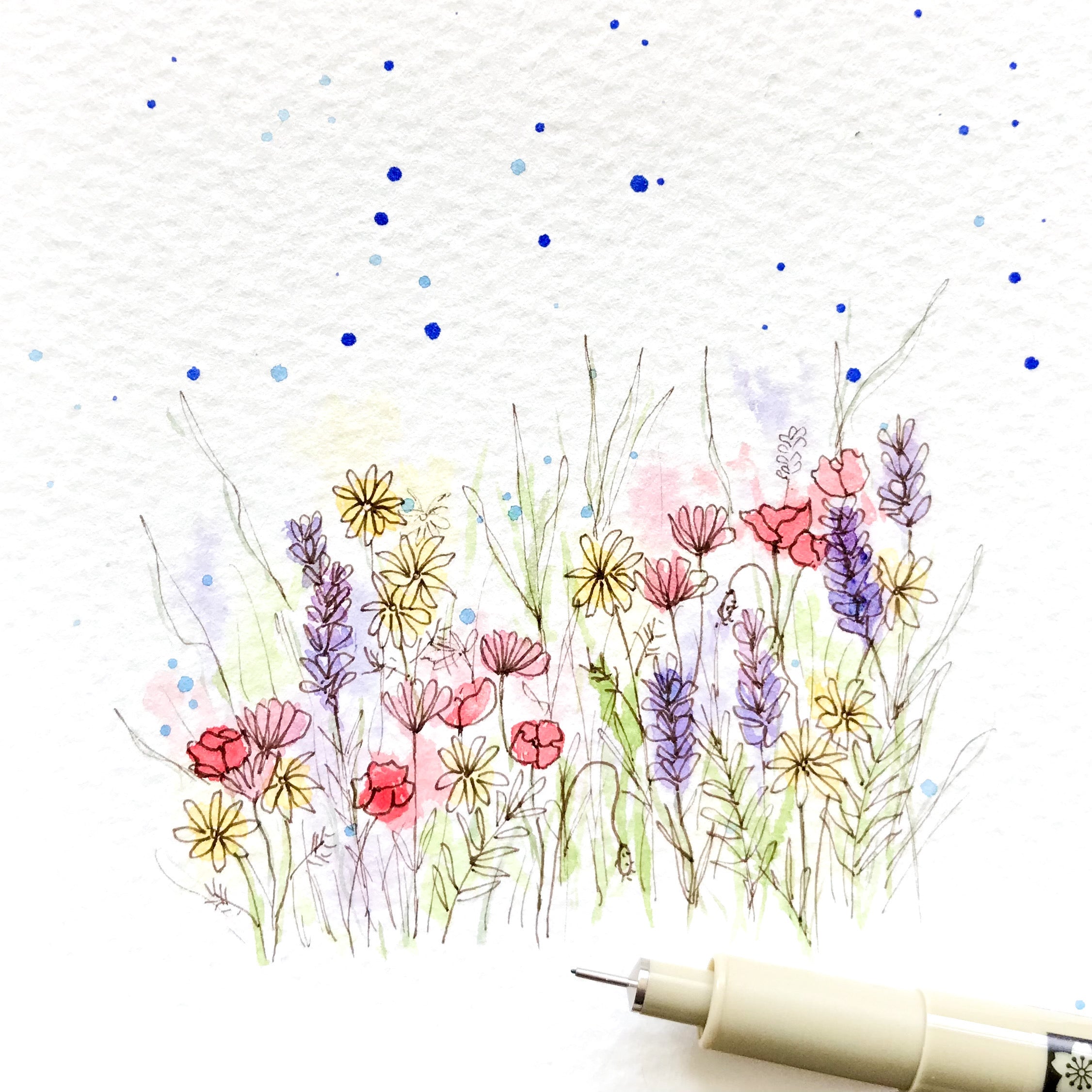 Inked meadow