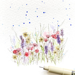 Inked meadow
