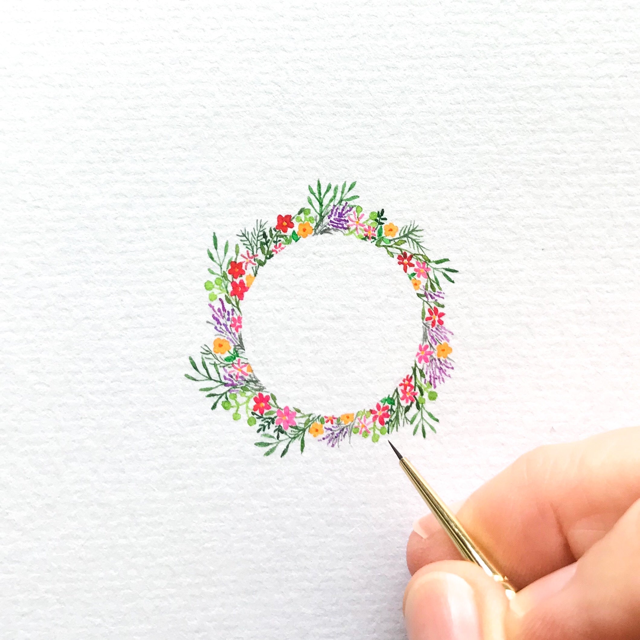 Delicate wreath