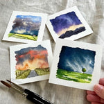 Dramatic skies - set of 4